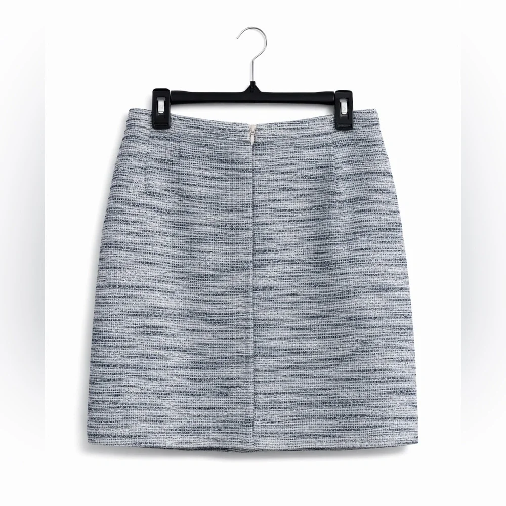 J.Crew Metallic Tweed Origami Wrap Mini Skirt 4 Chic Statement